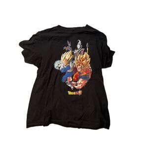 Bioworld DragonBall Super Goku Vegeta Beerus Whis Tee Mens L